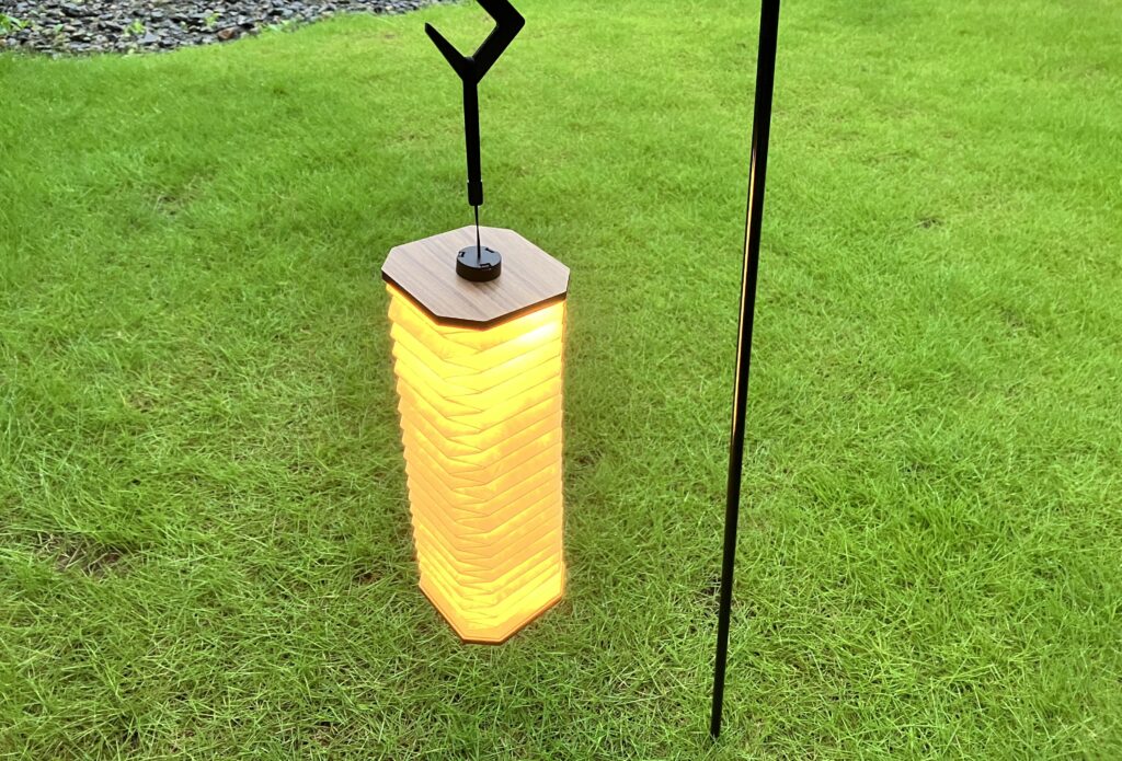 MABATAKI LAMP　本のようなライト・タイベック製のランタン